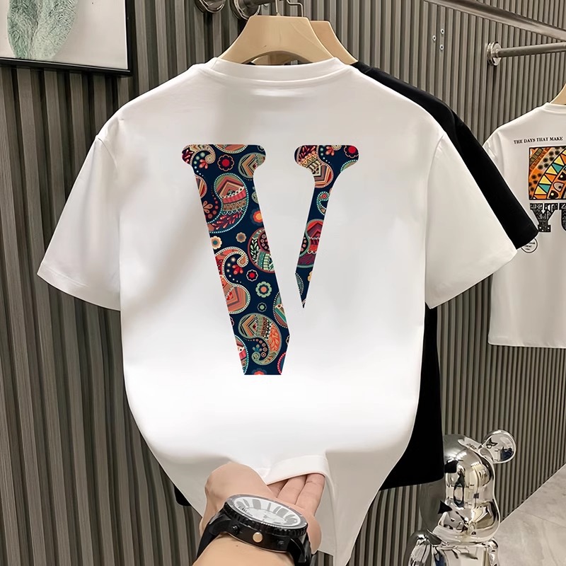 Summer Men's T-Shirts | Trendy New Arrivals Versatile Stylish Age-Reducing Casual Crew Neck Fun Graphic 100% Cotton Tops