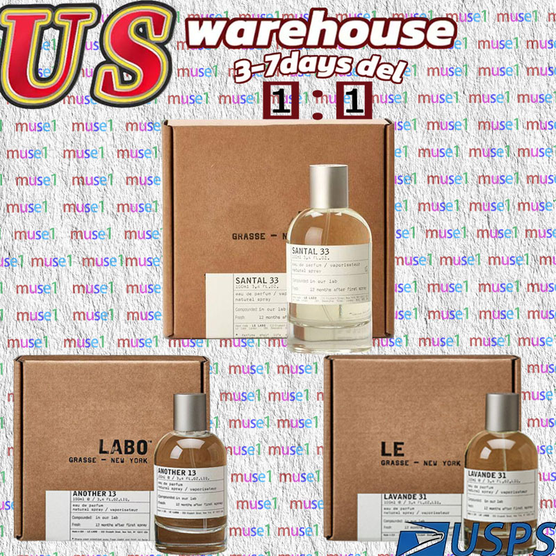 fragrances perfumes Santal 33 Neutral 16kinds perfumes fragrances for women Another 13 Rose 31 100ML Parfum Spray Lasting Woody Aroma Fragrance USA 3-6 days delivery