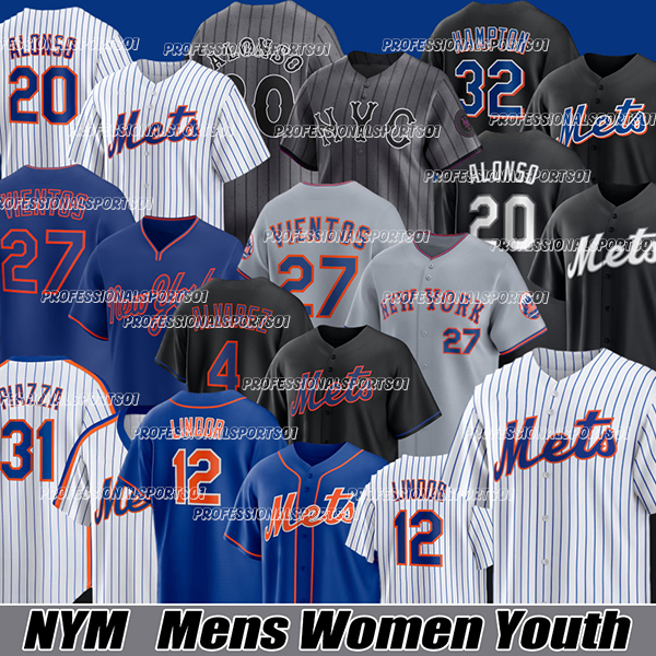 #22 Juan Soto Jersey new yorks mets Jersey #12 Francisco Lindor Pete Alonso Francisco Alvarez Kodai Senga Edwin Diaz Brett Baty NY city custom Baseball Jerseys
