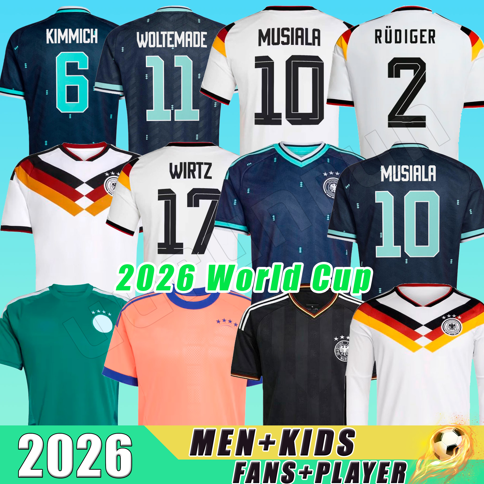 26 27 germany jersey 2026 world cup Germany Kit alemania dfb trikot MUSIALA KIMMICH deutschland trikot 2026 football shirt HAVERTZ Deutschland maillot allemagne