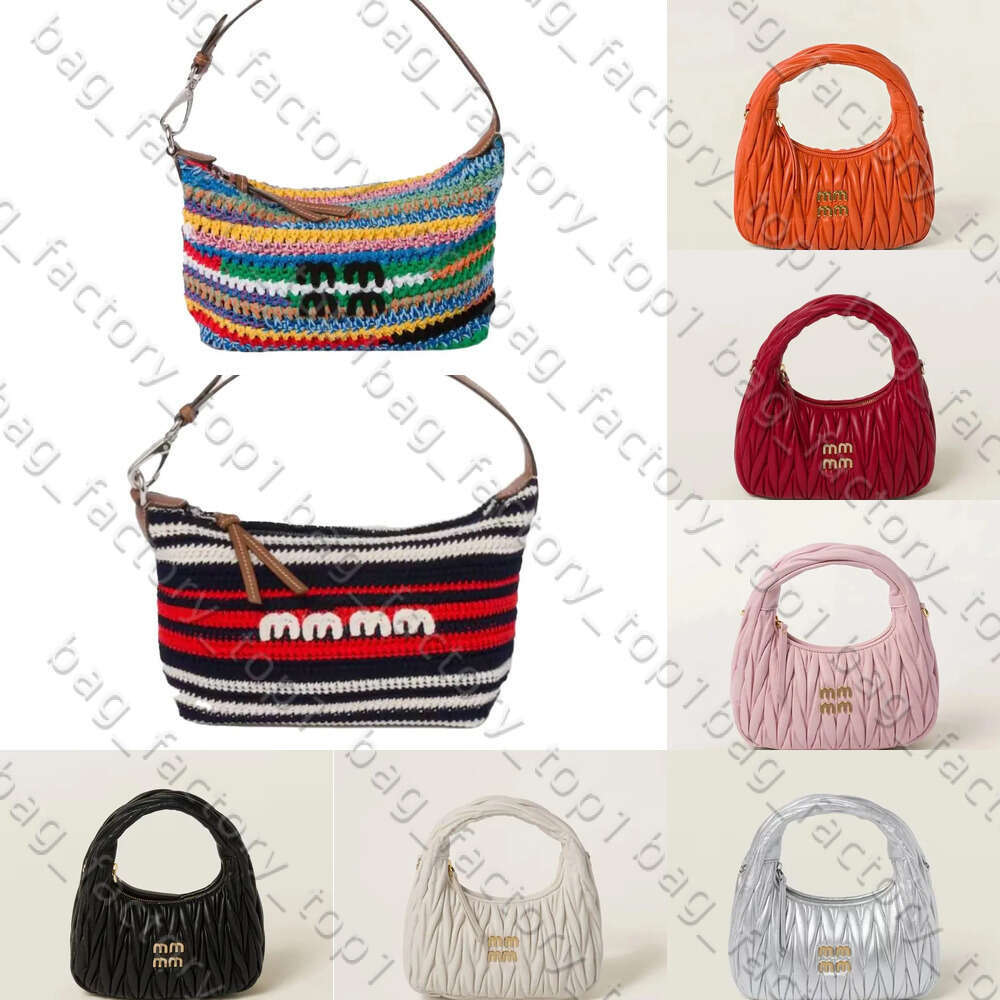 Muily Designer Bag Wander Luxury Shoulder Bag Crossbody Vintage Modern Clutch Wallets Leather Fashion Tote Women's Underarm Muimuibags A59