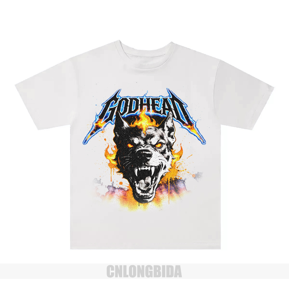 Men's T-Shirts Summer Trendy Brand Printed Pure Cotton Boy Short-sleeved T-shirt Summer New Round Neck T-shirt Versatile Mens Tops