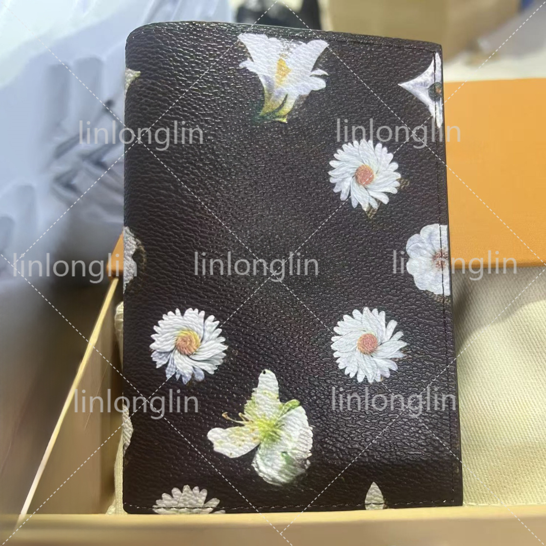 daisy wallet fashion women wallet black clutch lady ladies passport cover pocket organizer wallet leather single zipper wallets classical coin purse card holder