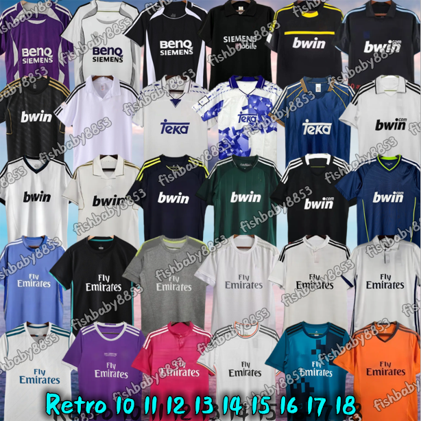 RONALDO 13 14 15 16 17 18 reals madrid soccer jerseys KAKA Retro 1997 1998 1999 00 01 02 03 04 05 06 07 10 11 12 SEEDORF ZIDANE RAUL BENZEMA MODRIC mens Adult football shirts