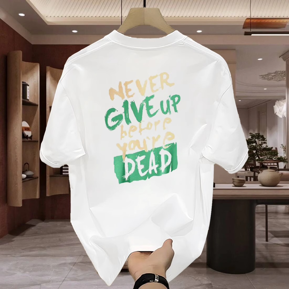2026 New Year Hot-Selling Men's T-Shirts | Premium Casual Oversized Versatile Short Sleeve Tops