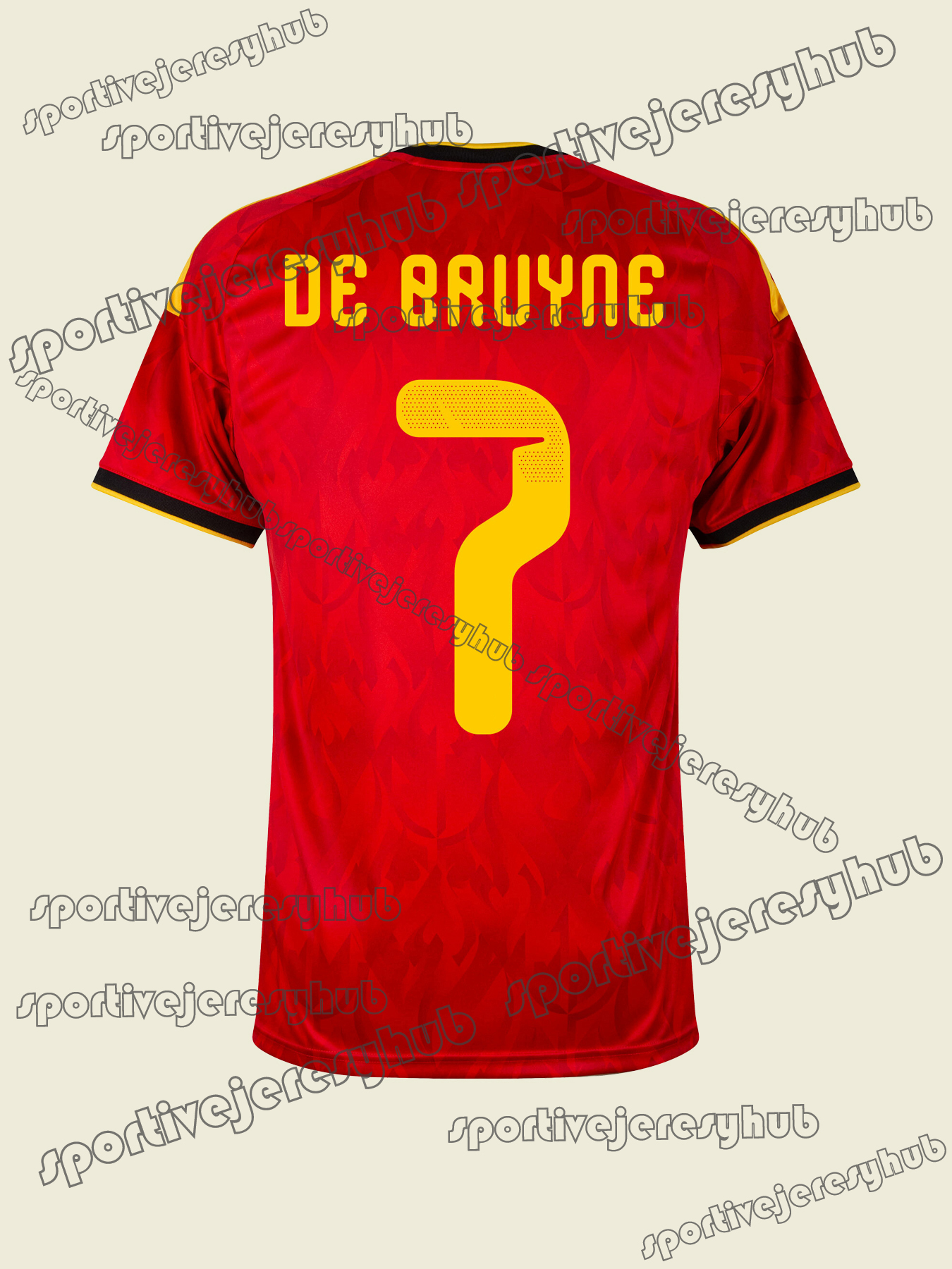 Kevin De Bruyne 7 2026 Belgium Soccer Jeresy Custom Jeremy Doku Openda Amadou Onana De Cat Tielemans Debast Witsel Saelemaekers De Ketelaere