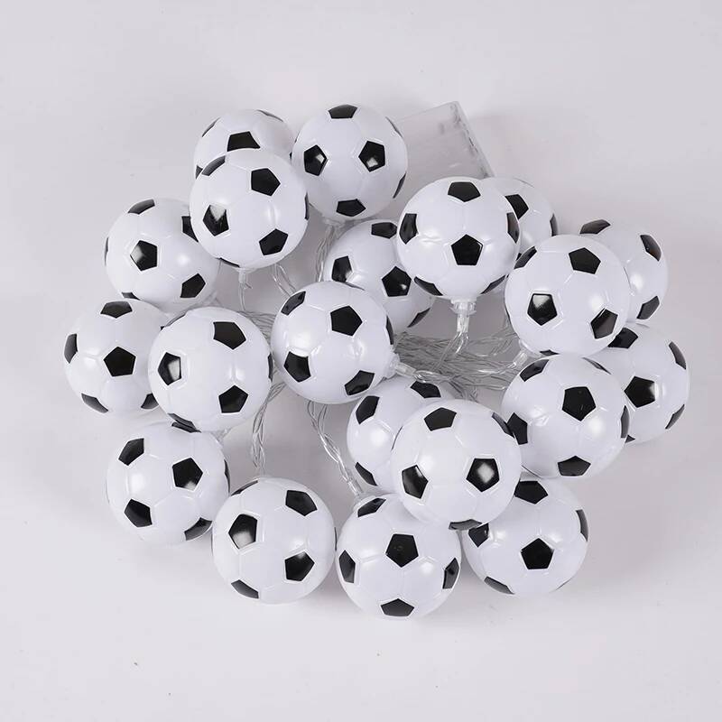 Bestseller World Cup Luminaries Event Theme Decorative Football Shaped String Lights For Celebration And Decoration Ddmytues