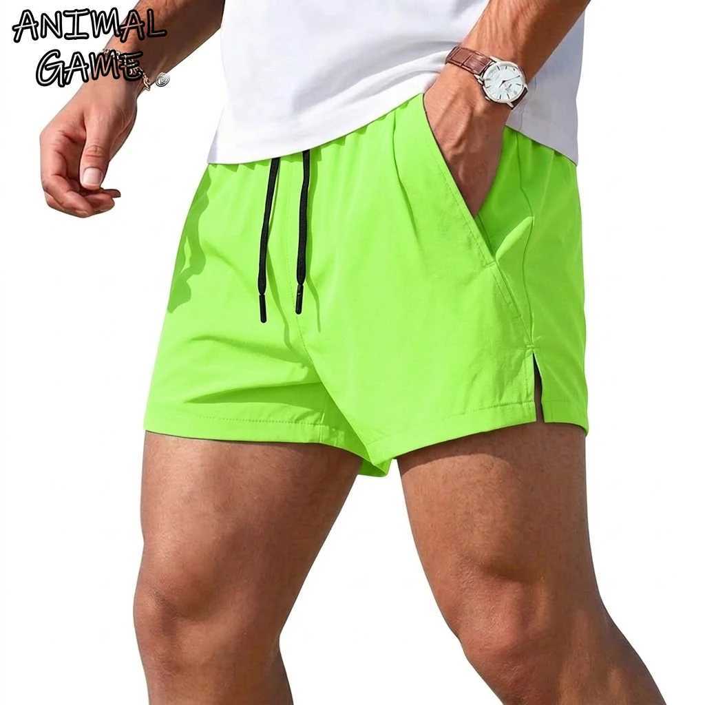 Summer Beach Mens Short Pants Quick Dry Athletic Pants Lightweight Work Trousers Casual Shorts for Men Gym Breathable Pants Z260331