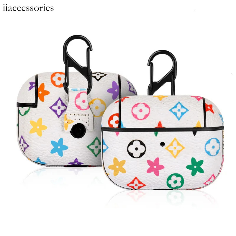 Headphone case Compatible Bluetooth Leather Pattern Earphone Brand Protective Case