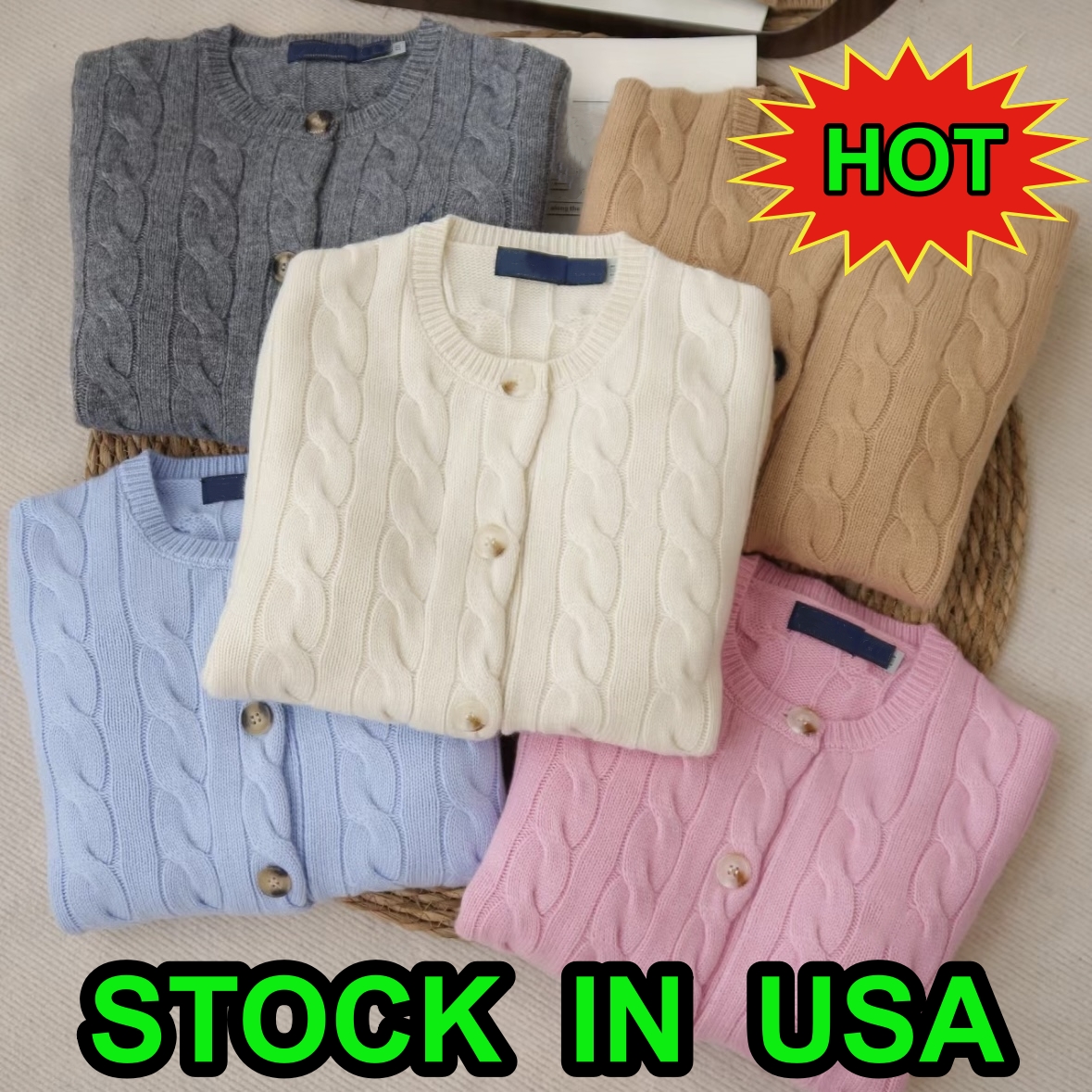 designer sweater women cardigan polo sweater designer cardigan blend cotton fabric sweaters autumn winter wholesale price