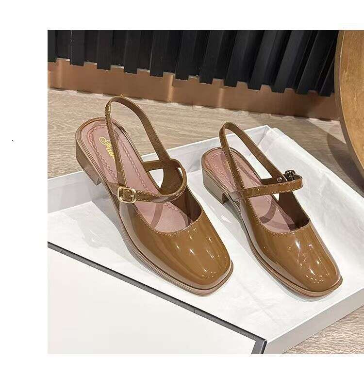 Factory Wholesale Mary Jane Shoes Women Thick-Soled Height-Increasing New Popular Trendy Versatile High-Heeled Sandals For Going Out - view 8