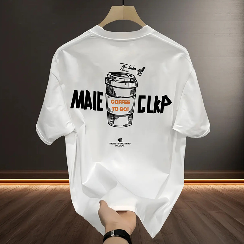 Summer New Arrivals Men's T-Shirts | American INS Heavyweight Cotton Trendy Edgy Oversized Crew Neck Tops