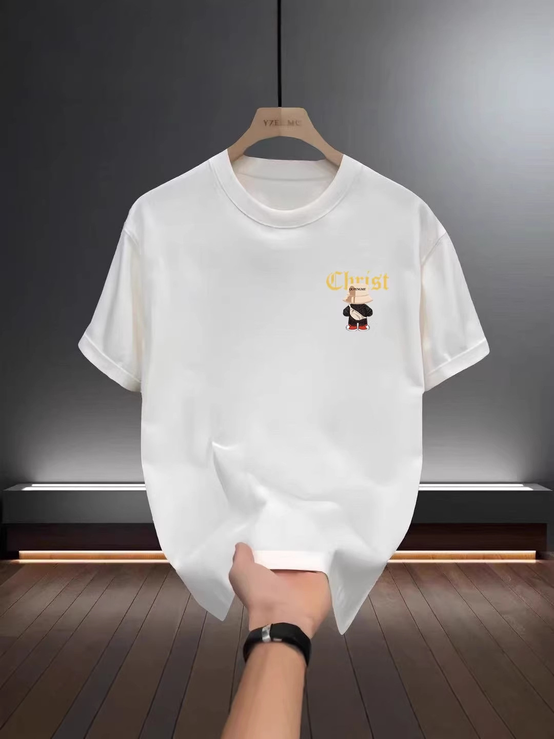 2026 Summer New Arrivals Men's American Streetwear T-Shirts | Oversized Trendy Versatile Short Sleeve Tops