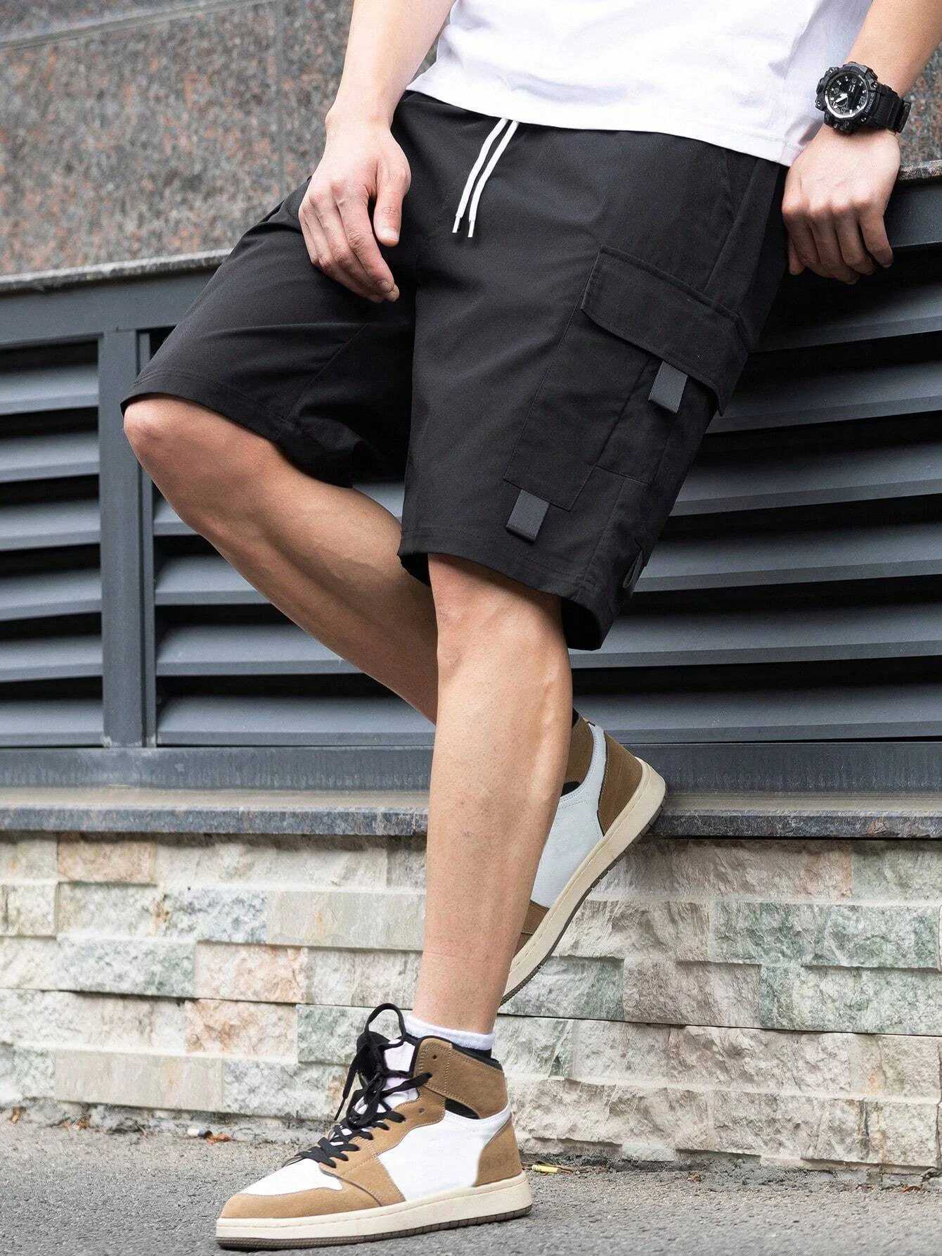 plus Size Mens Casual Fashion Work Shorts for Daily Outings Ideal Gift for Boyfriend Z260331