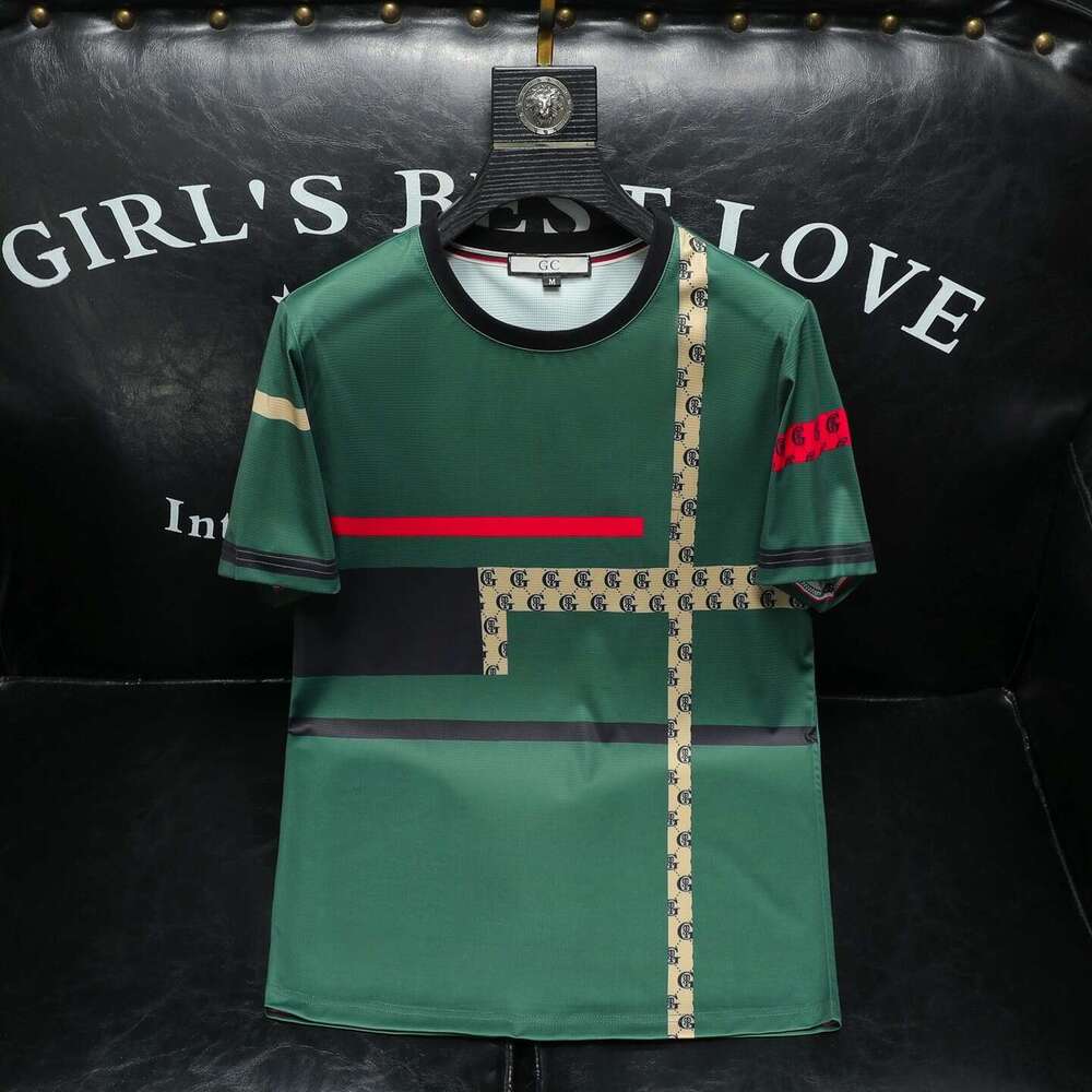 European 2026 Men's Summer Round Neck Short Sleeve Fashionable Trendy Stylish T-Shirt