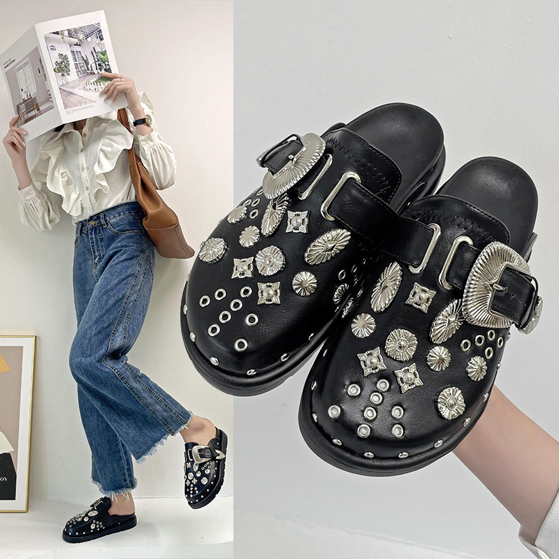 designer sandals retro luxury slides slippers womens sliders summer flats mules sandals outdoor daily platform women size 35-42