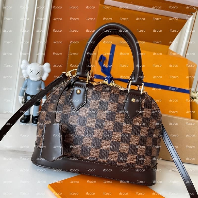 14A High quality New almas bb Womens crossbody shoulder bag Original designer leather handbag leather chain bag luxury tote Classic shell bag expensive wallet