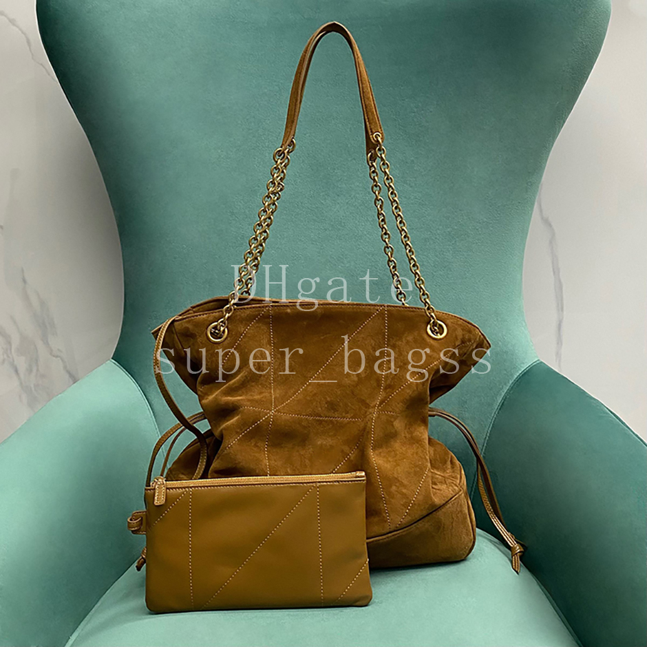 JAMIE shopping bag Mirror quality designer bag 35CM Hobo bag Luxury chain bag genuine leather shoulder bag with gift box Y434
