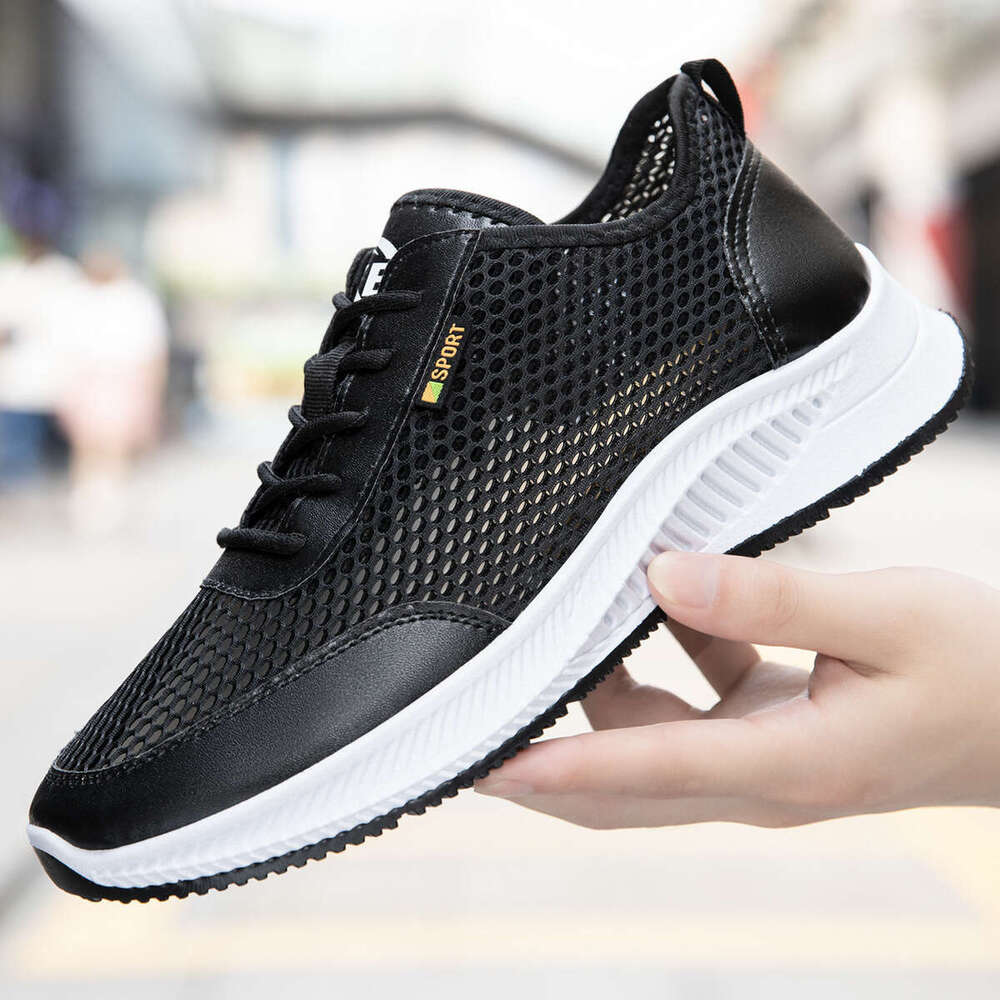 Men's Breathable Wear-resistant Mesh Soft Sole Casual Versatile Student Running Trendy Comfortable Sports Shoes Wholesale