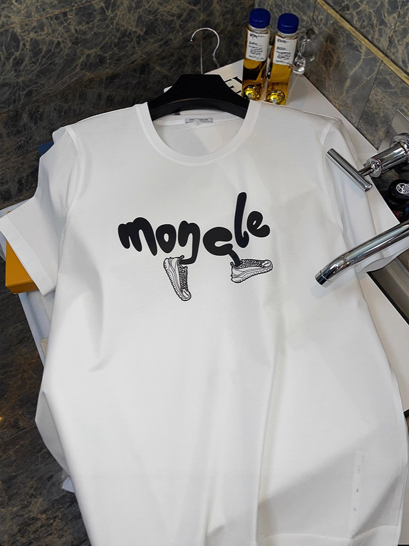Summer Unisex Couple T-Shirts | Premium Classic Letter Cotton Graphic Crew Neck Versatile Trendy Short Sleeve Tops