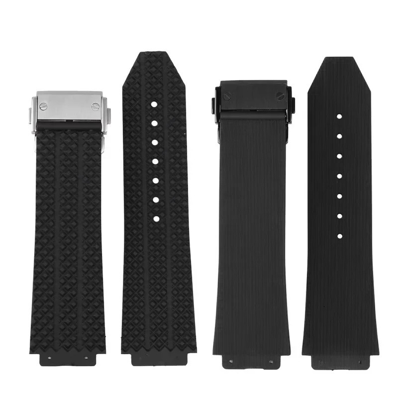 Watch Bands for HUBLOT BIG BANG Silicone 2519mm Waterproof Mens Strap Chain Accessories Rubber Bracelet Wristband 260318
