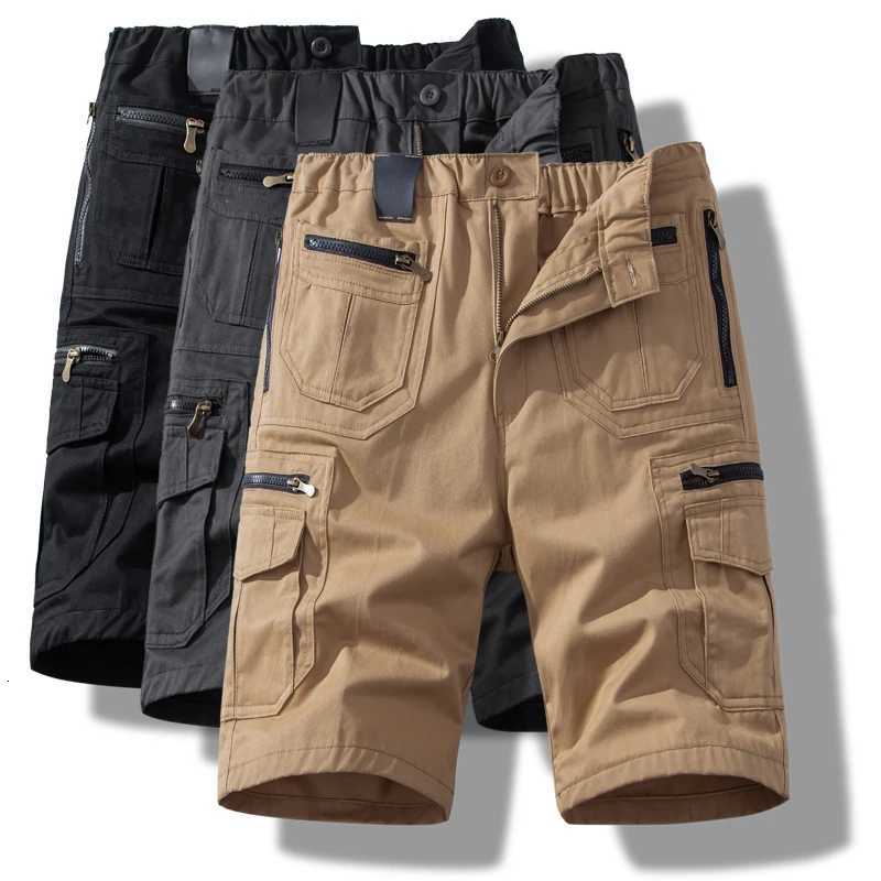 Mens Large Size Loose Casual Shorts Fashion Trendy Versatile Cotton Shorts Elastic Waist Summer Work Shorts Z260331