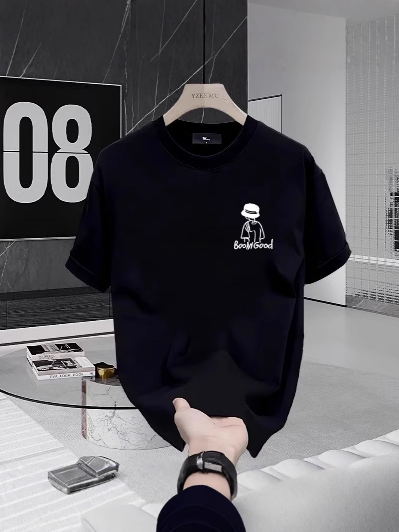 Spring-Summer New Arrivals Unisex Streetwear T-Shirts | Versatile Casual Head Graphic Short Sleeve Tops