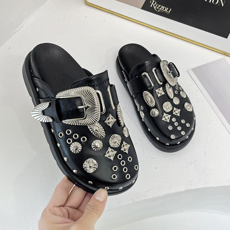 designer sandals retro luxury slides slippers womens sliders summer flats mules sandals outdoor daily platform women size 35-42