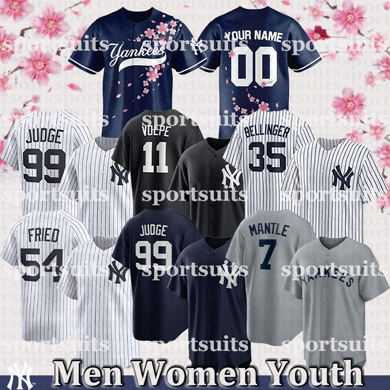 heritage night Baseball jersey Aaron Judge YankeesS Jersey Derek Jeter Anthony Rizzo Gerrit Cole Gleyber Torres Game Limited Player Holmes DJ LeMahie Custom S-3XL