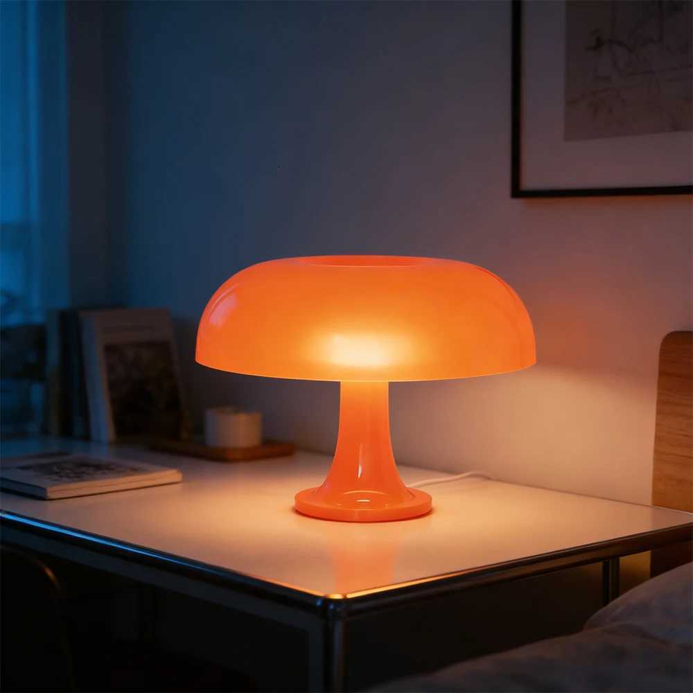 Classic Led Mushroom Table Lamp a Classic Work by Danish Designers Suitable for Living Rooms Desks Rooms Bedside Tables Hotels and Decorative Furnishi