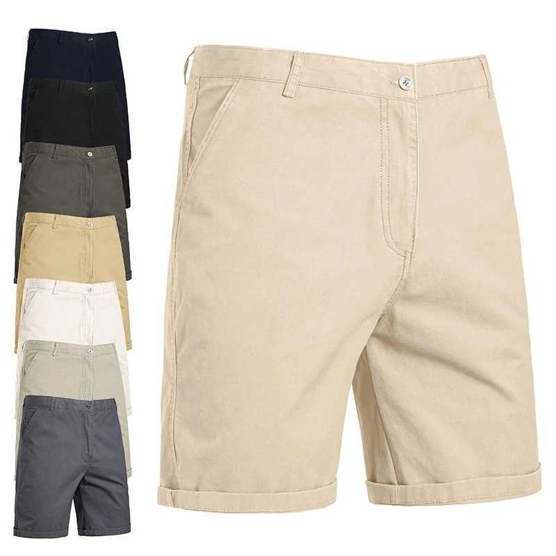 Summer Men Cotton Shorts Dress Shorts Lightweight Quick Dry Casual Work Shorts Man Flat Front Hiking Shorts with 4 Pockets Z260331