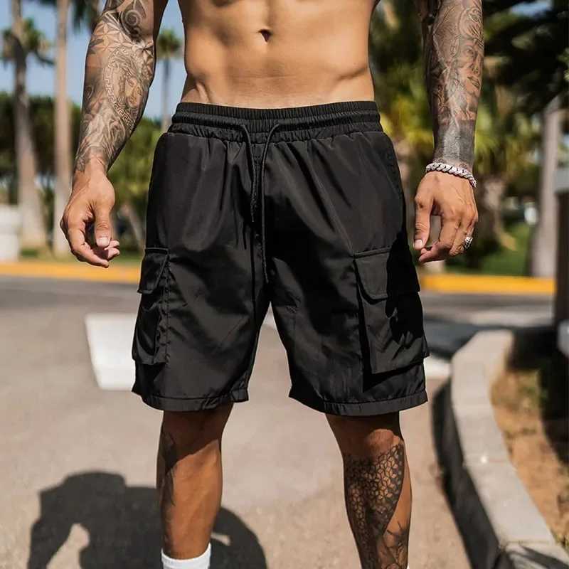 GITF Quick Dry Athletic Shorts with Zipper Pockets Mens Summer Running Shorts Gym Training Workout Fitness Hiking Shorts Z260331