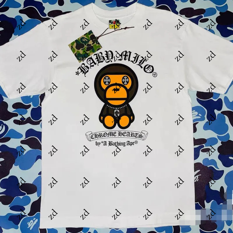 Unisex T-shirt Graphic Cotton Casual Top Streetwear Cartoon Print Camouflage Pattern Cherry Blossom Design Trendy Short Sleeve Tee T Shirts For Men