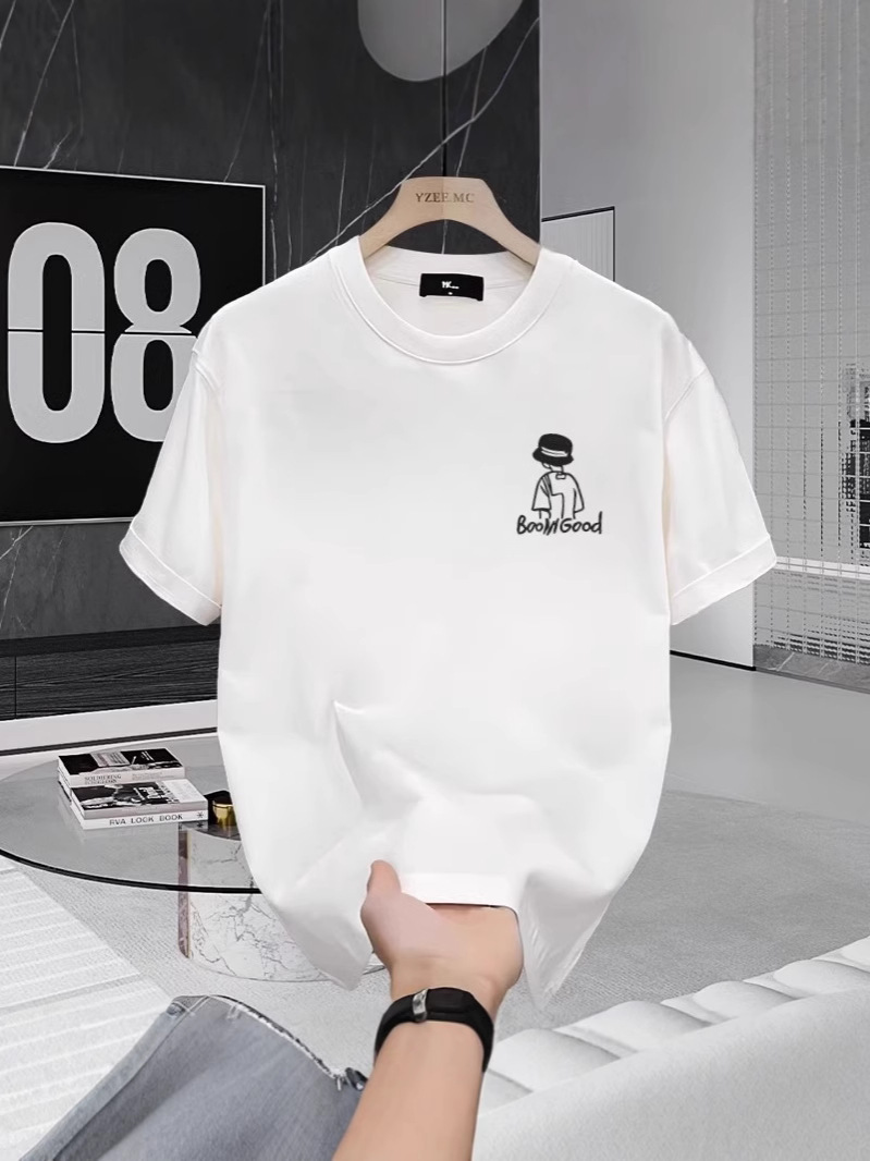 Spring-Summer New Arrivals Unisex Streetwear T-Shirts | Versatile Casual Head Graphic Short Sleeve Tops