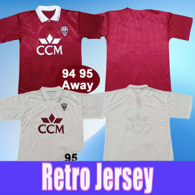 1994 1996 Albacete Balompie Retro Soccer Jerseys Away Vintage Football Shirts