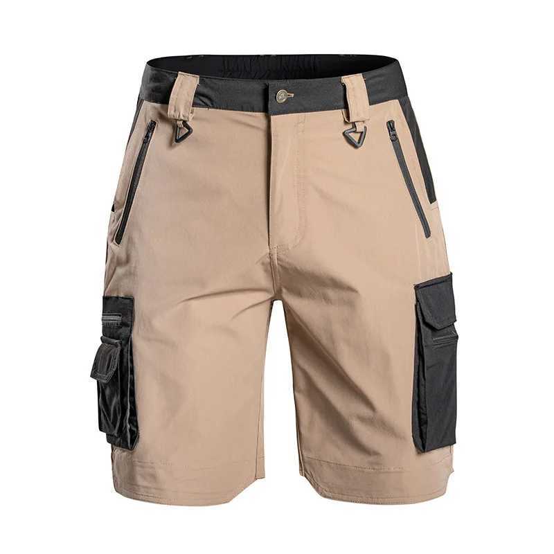Summer Mens Tactical Cargo Shorts Quick Dry Waterproof Outdoor Shorts for Hiking Camping Trekking Fishing with Multi Pockets Z260331