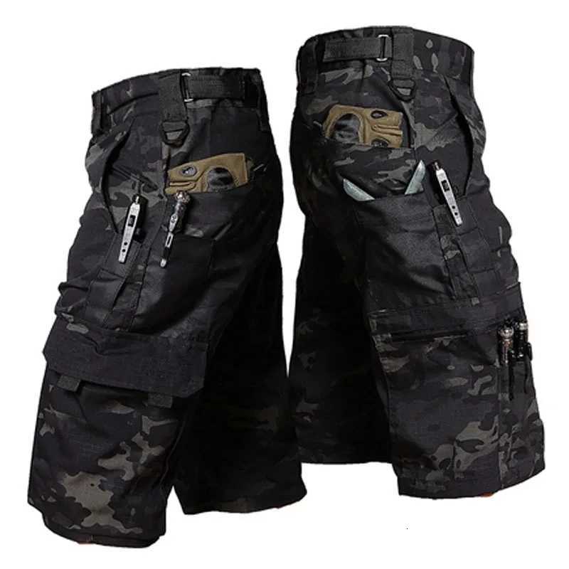 Camouflage Shorts Mens Summer Quick Drying Multiple Pockets Military Pants Outdoor Hiking Fishing Thin Shorts Male Jogger Z260331