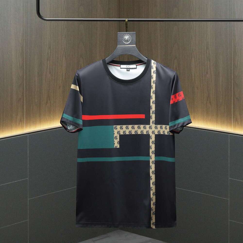 European 2026 Men's Summer Round Neck Short Sleeve Fashionable Trendy Stylish T-Shirt