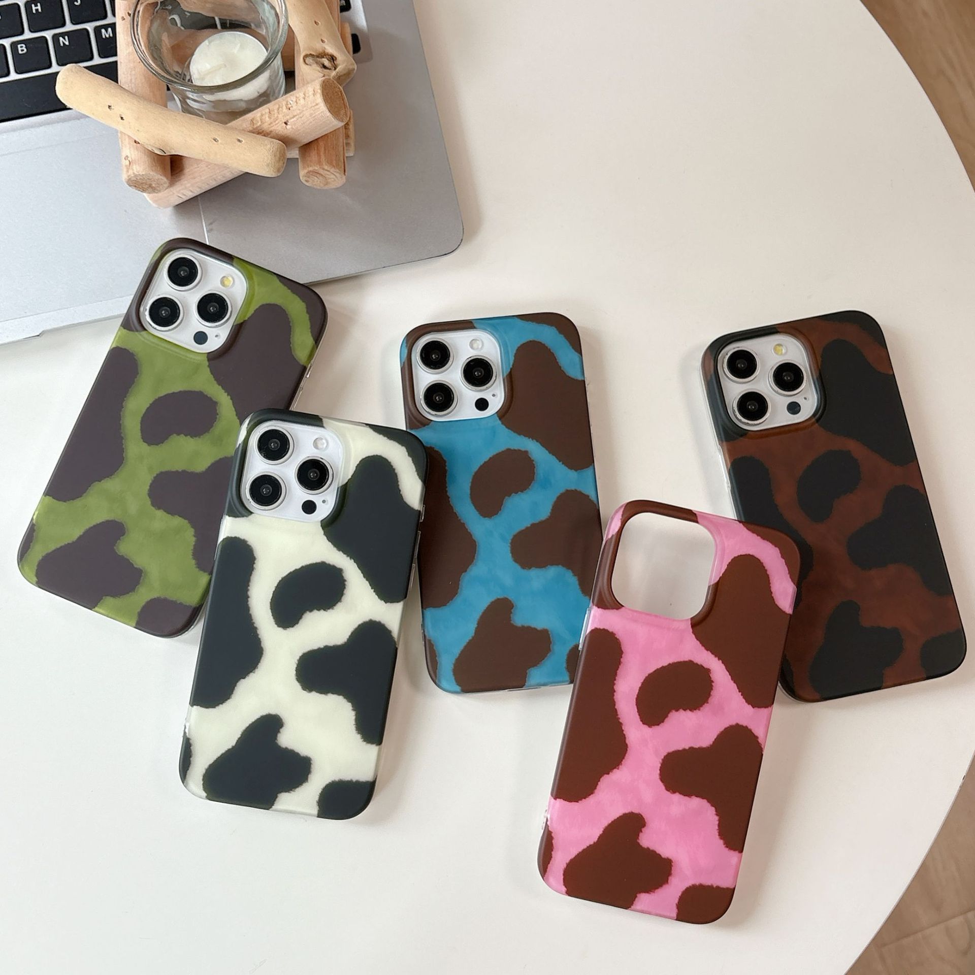 Ins creative matte milk pattern for Apple mobile phone case iPhone premium all-inclusive