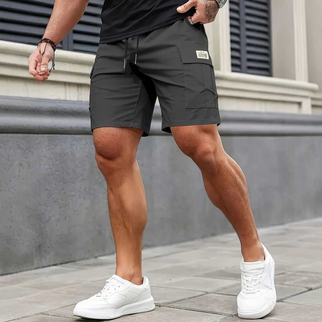 Man Cargo Shorts Casual Shorts for Outdoor Work Hiking Travel Durable Comfortable Multi Pocket Lightweight Fit Z260331