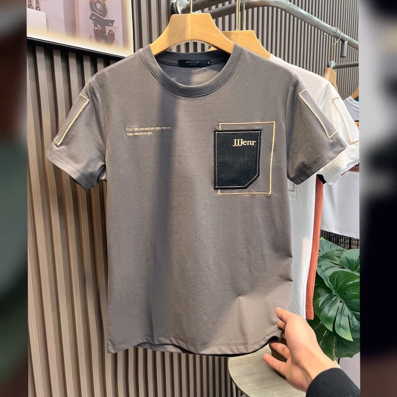 2026 Summer New Arrivals Men's T-Shirts | Minimalist Premium INS Streetwear Trendy Versatile Short Sleeve Tops