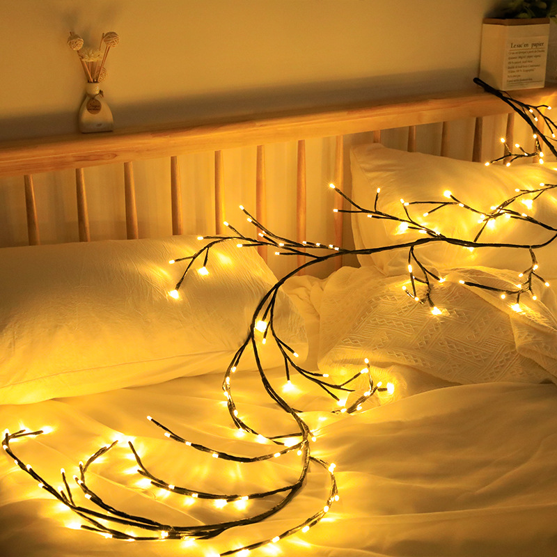160LED Branch Vine String Lights Twinkle Star Lights for Bedroom Birthday Party Decor