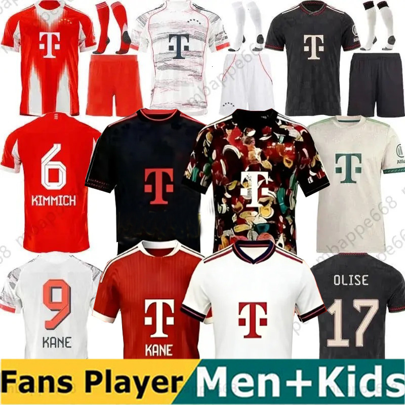 Bayern Munich25 26 Kane Luis Diaz 26 27 Bayern Soccer Jerseys OLISE 2026 Football Shirt Kingsley Coman Musiala Kimmich Kit 10