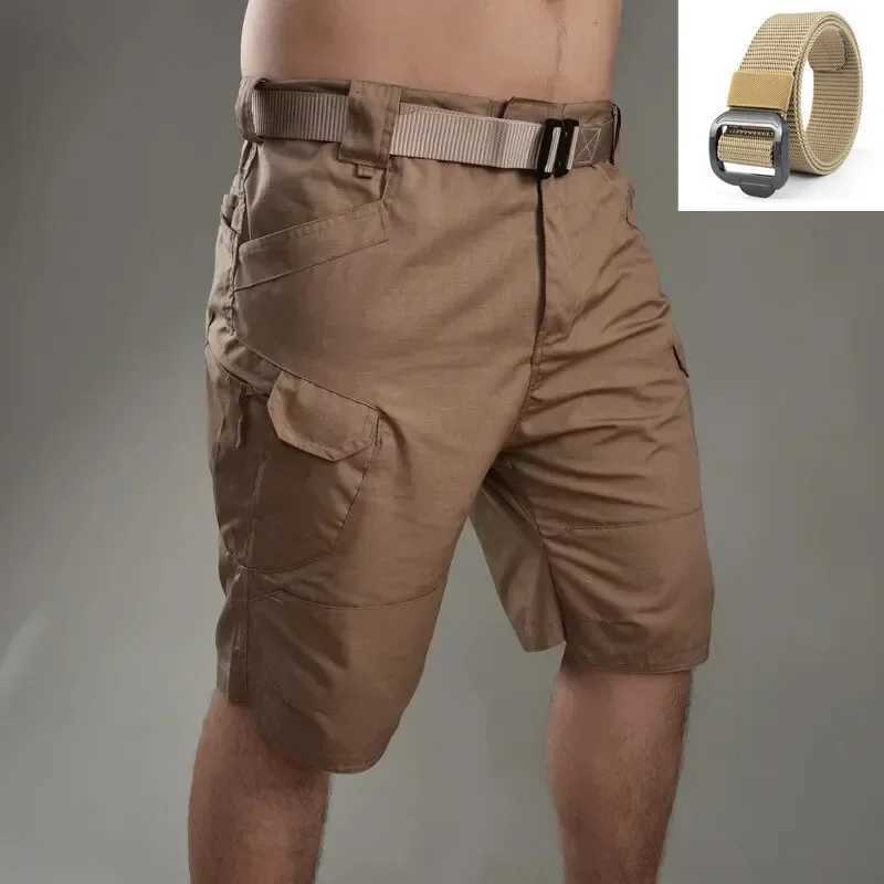 Gift Belt IX7 Style Army Fan Tactical Shorts Multi Pocket Cargo Shorts Summer Outdoor Training Hiking Shorts Pants Z260331