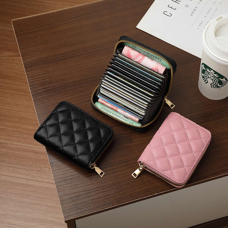 Accordion Holder For Women, Multi-Card Slots, Anti-Demagnetization Bank High-End PU Exquisite Card Holder, Direct From Manufacturer