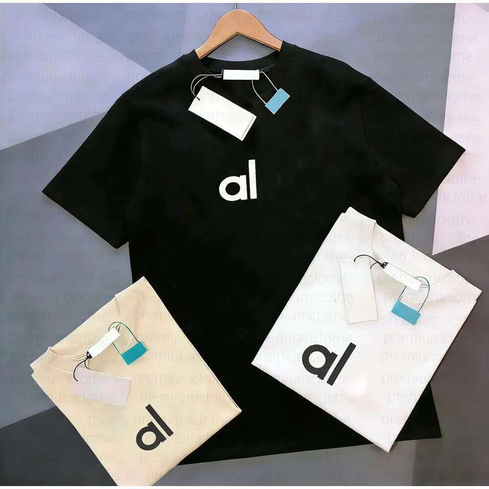 2026 New High-Quality Alosetnessitys Shirt Summer Brand Couples. Short-Sleeved Round-Neck T-Shirt With Printed Letters Is Suitable For Both Men And Women 137