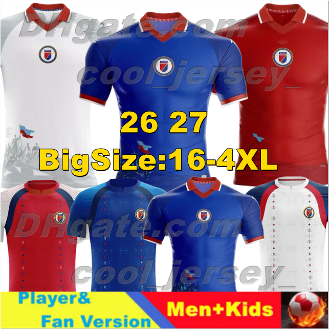 26 27 Haiti World Cup Soccer Jerseys national football team PIERROT DANLEY LOUICIUS PICAULT CASIMIR Football Shirts 2026 ETIENNE JR. PICAULT FORTUNE Men Uniforms