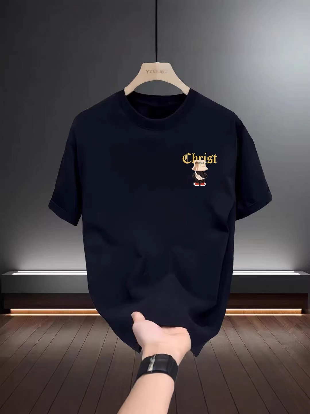 2026 Summer New Arrivals Men's American Streetwear T-Shirts | Oversized Trendy Versatile Short Sleeve Tops