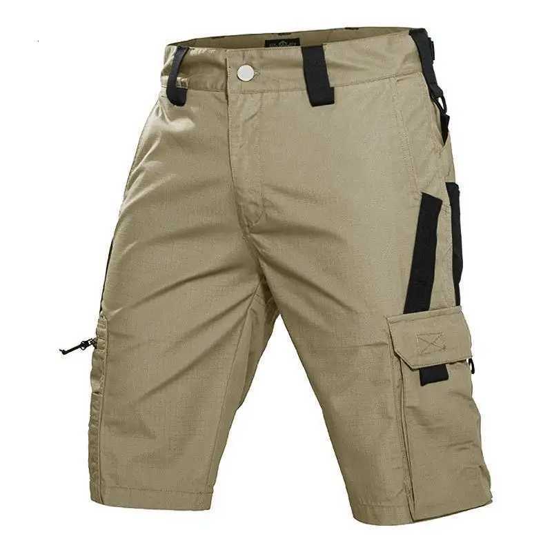 Military Green Outdoor Work Pants Mens Camouflage Solid Color Training Shorts Summer Multi Mouth Bag Military Style Shorts Z260331