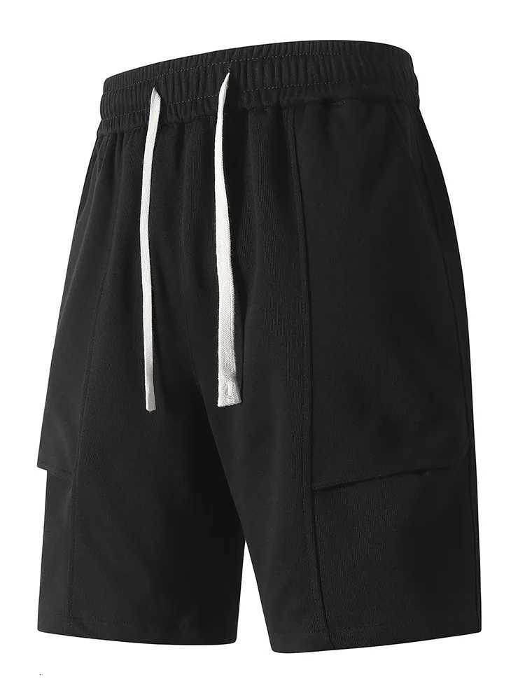 Summer Mens Knit Casual Shorts Cotton-Blend Cool Comfort Sport Shorts Relaxed-Fit Gym Shorts Asian Size M-4XL Z260331